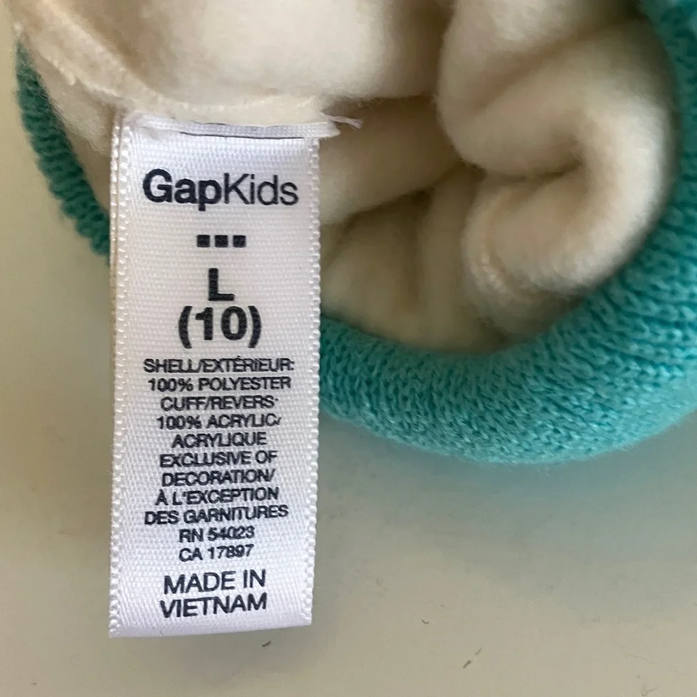 GAP Kids Mittens in White and Blue